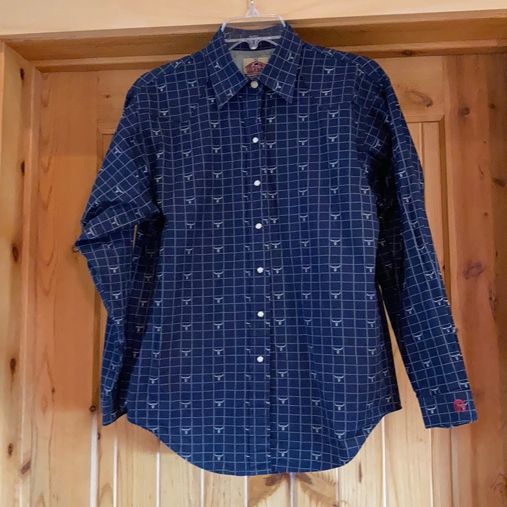 Vintage Barn Fly Longhorn western shirt